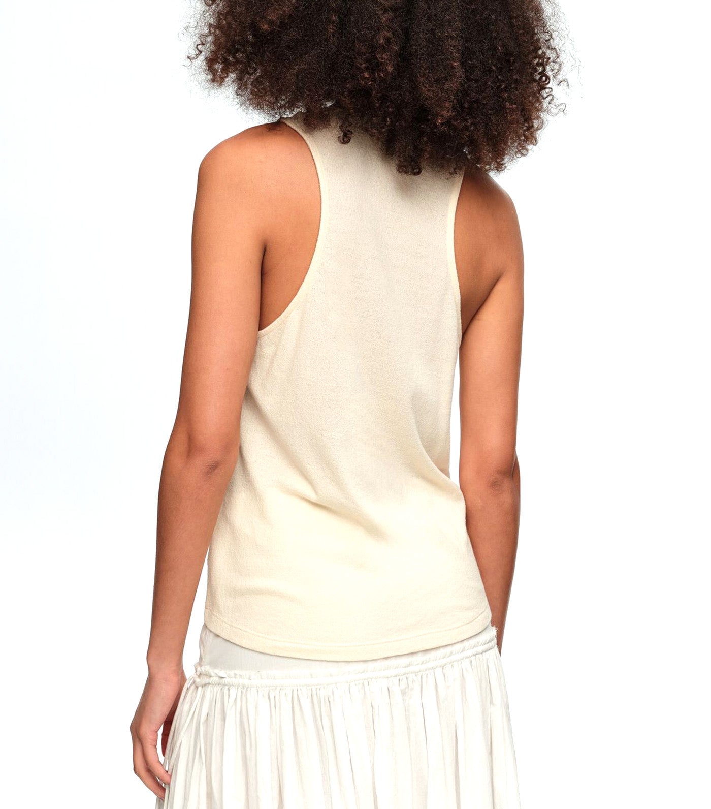 Mother-of-Pearl Top Beige
