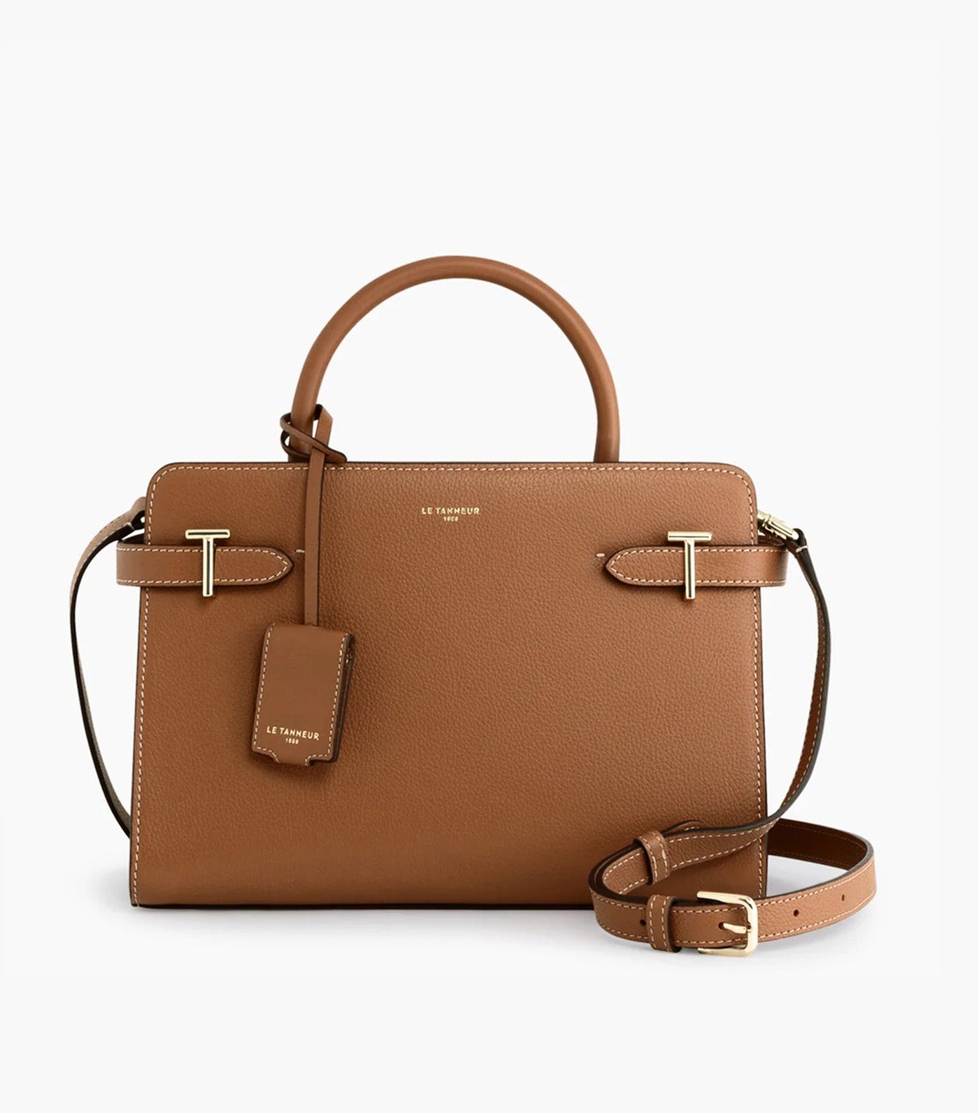 Emilie Medium Handbag in Grained Leather