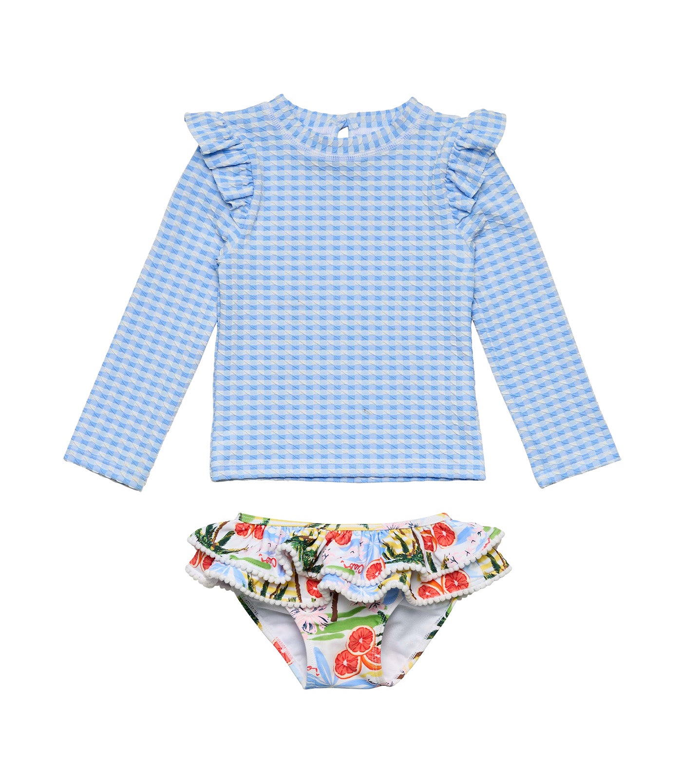 Ciao Paradiso Ruffle Set Blue