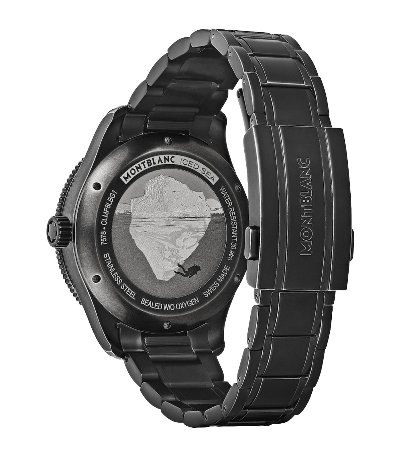 Iced Sea Automatic Date 0 Oxygen 41mm Black