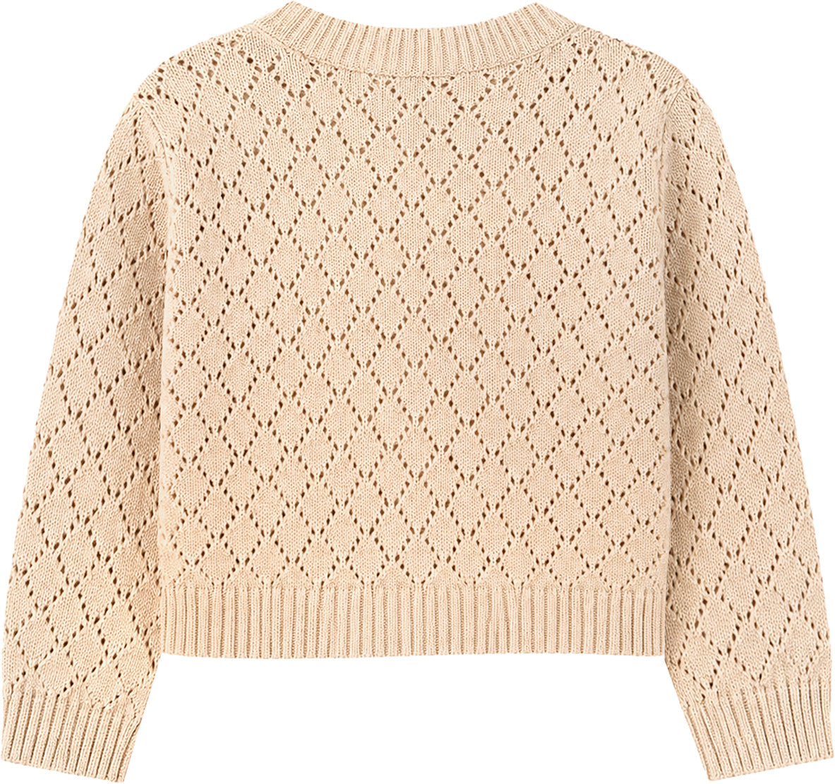 Mayline Baby Girls Knitted Cardigan Beige