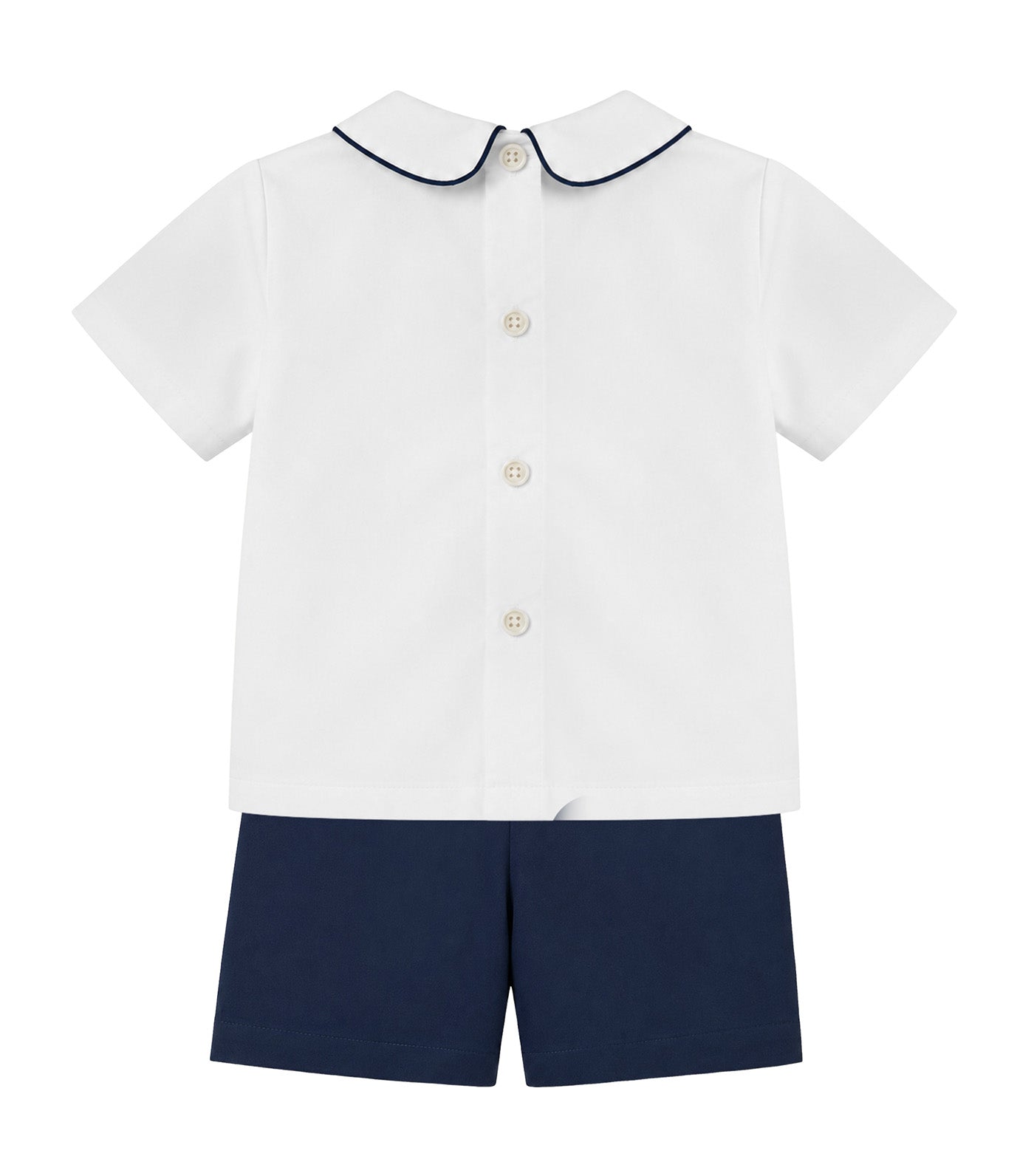 Pietro Baby Boys Top and Shorts Set Navy