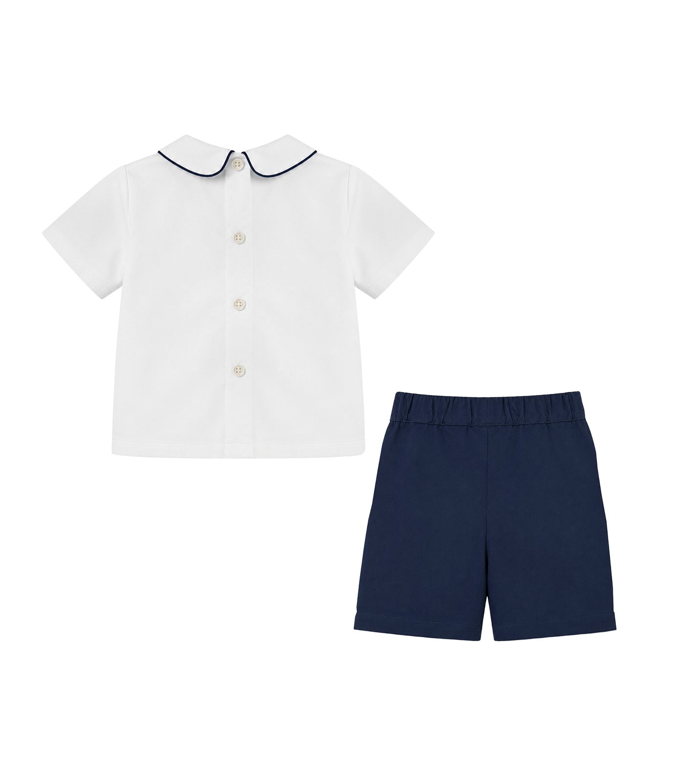 Pietro Baby Boys Top and Shorts Set Navy