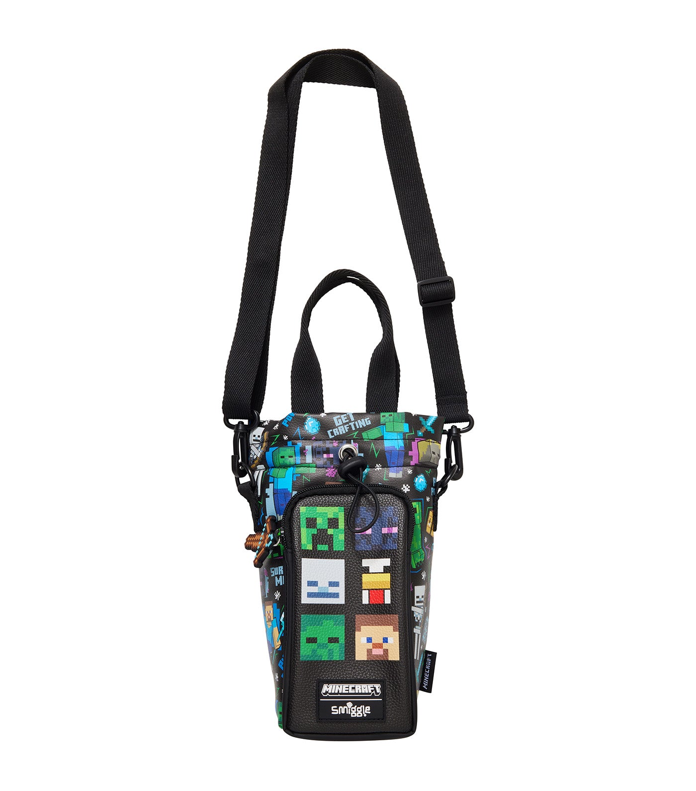 Minecraft Bottle Bag with Strap