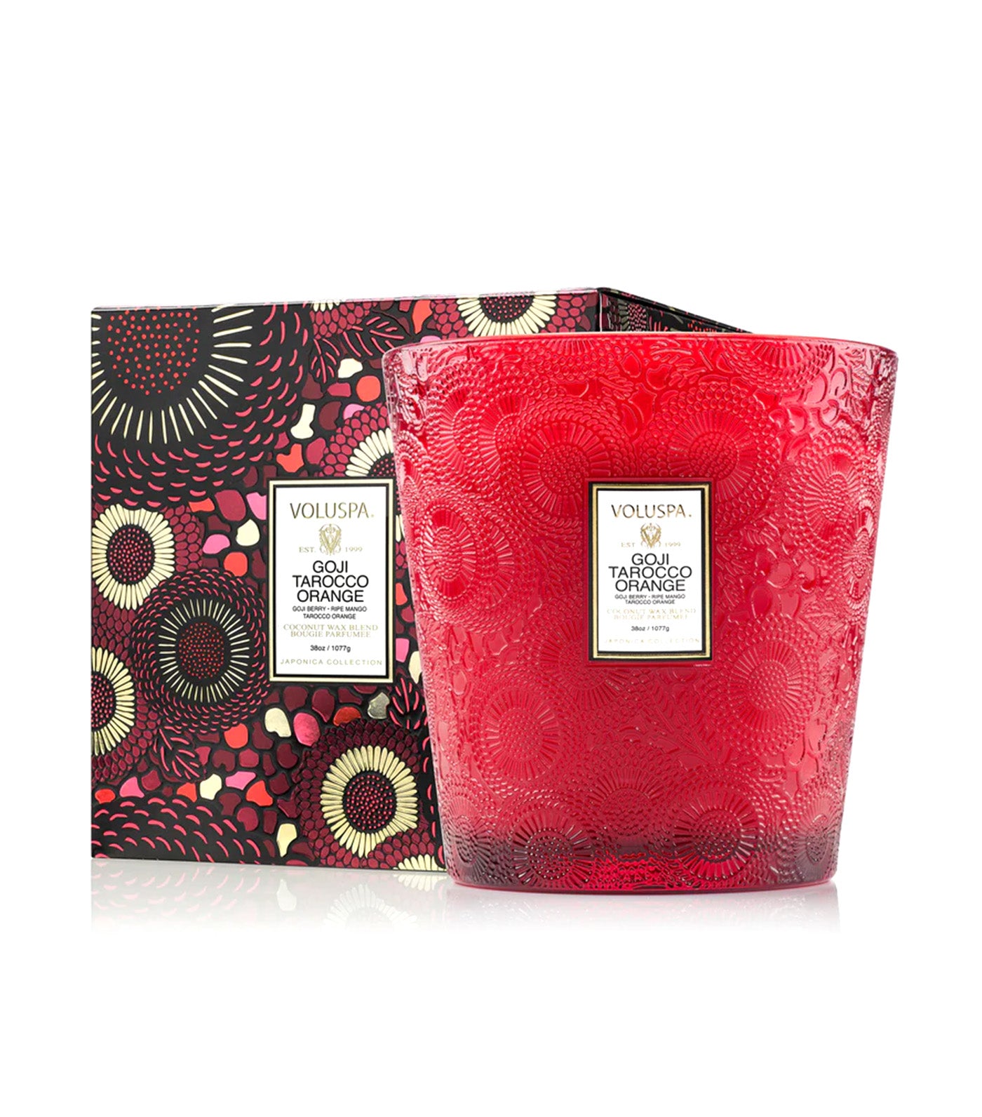 Goji Tarocco Orange 3 Wick Hearth Candle