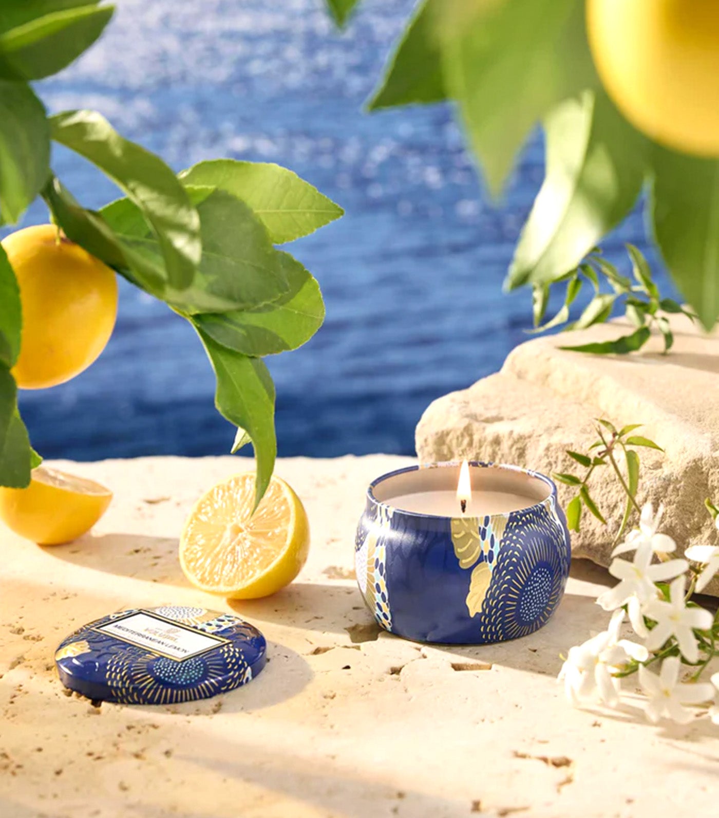 Mediterranean Lemon Mini Tin Candle