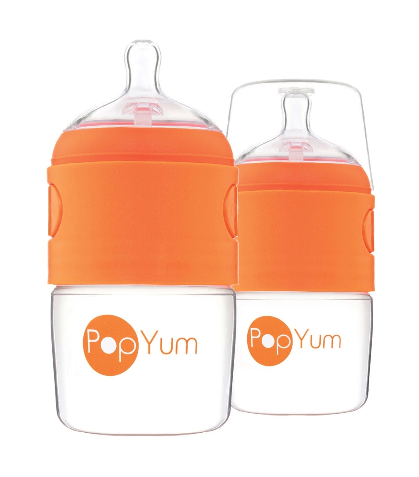 Anti-Colic Formula Making Bottle, 2-pack, 5 oz, Orange