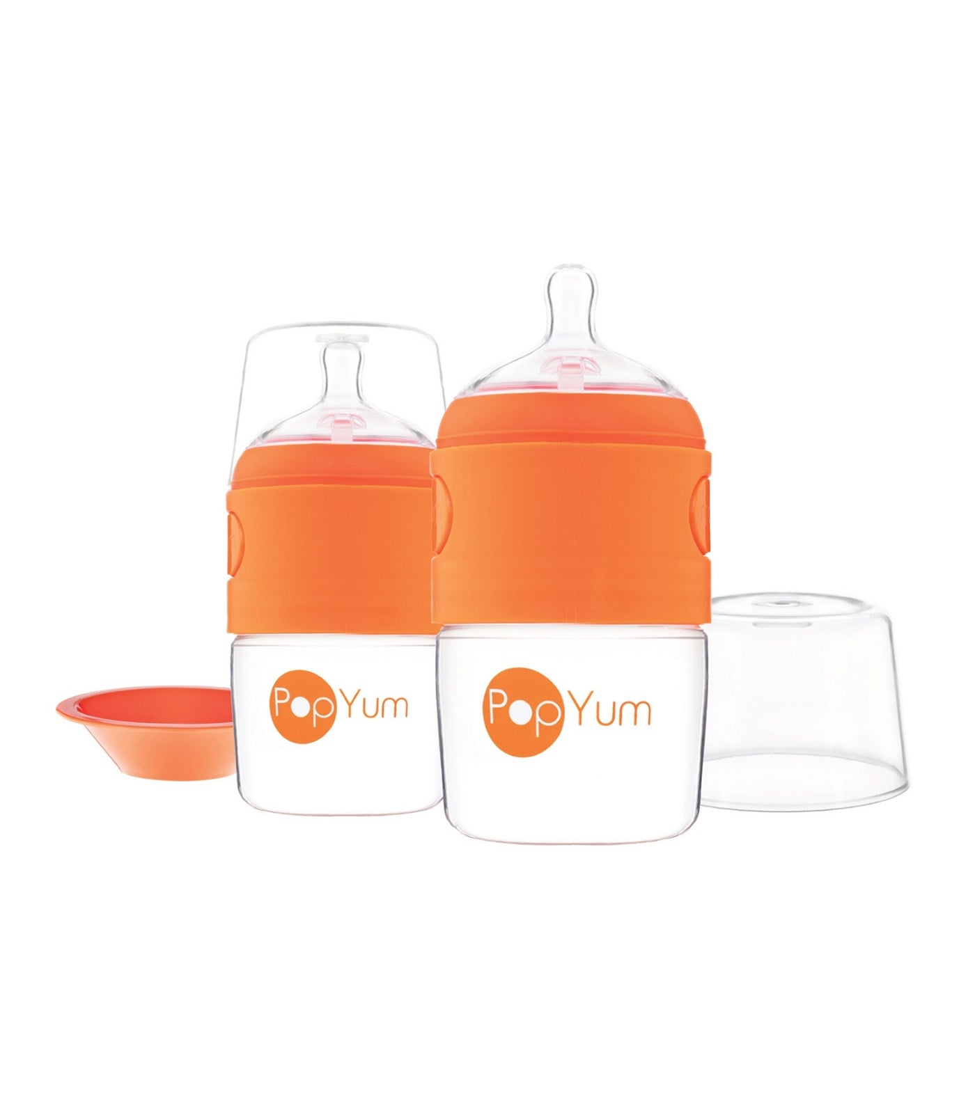 Anti-Colic Formula Making Bottle, 2-pack, 5 oz, Orange