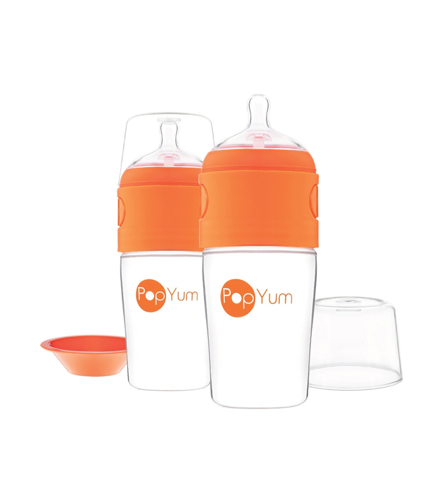 Anti-Colic Formula Making Bottle, 2-pack, 9 oz, Orange