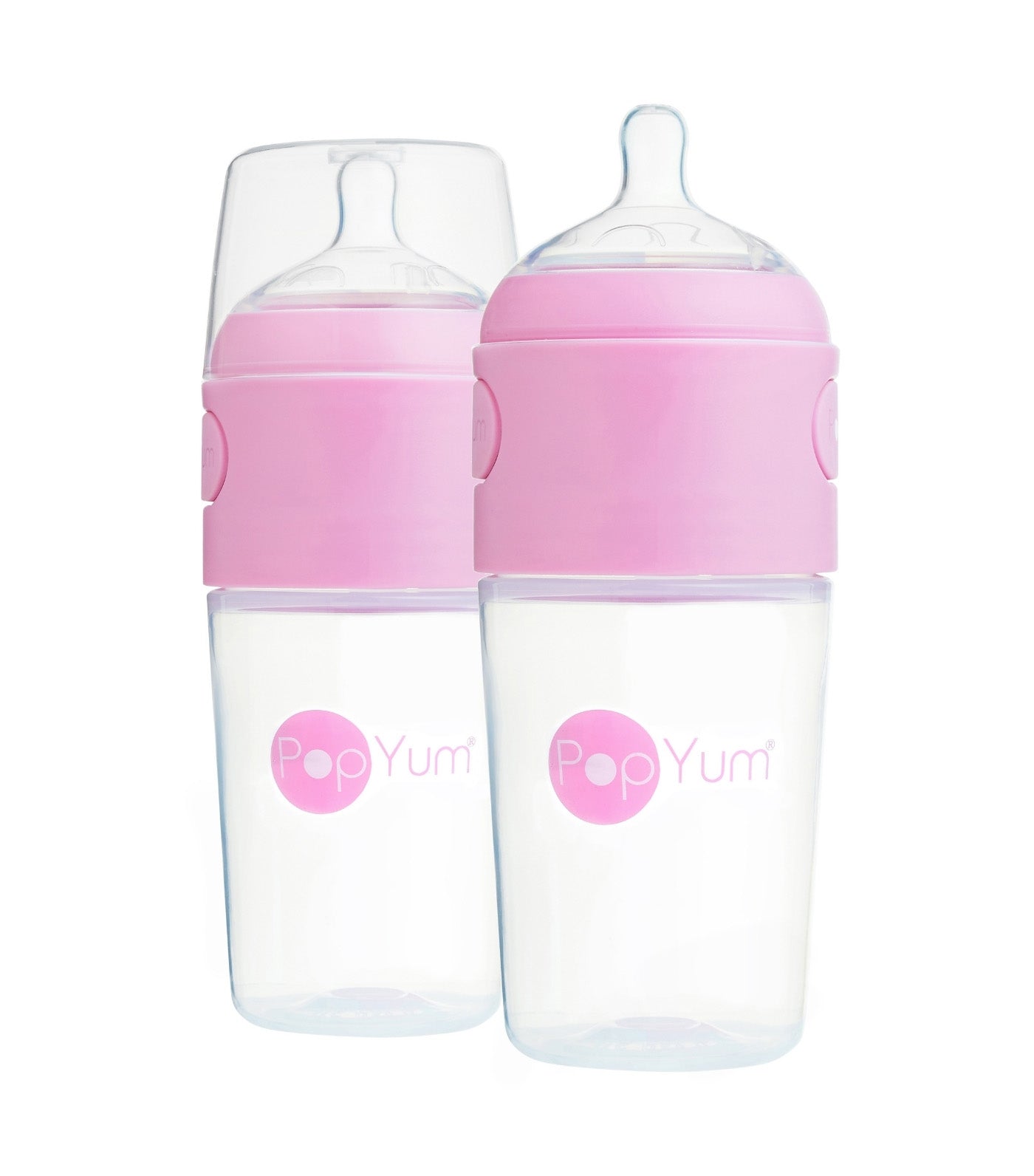 Anti-Colic Formula Making Bottle, 2-pack, 9 oz, Pink