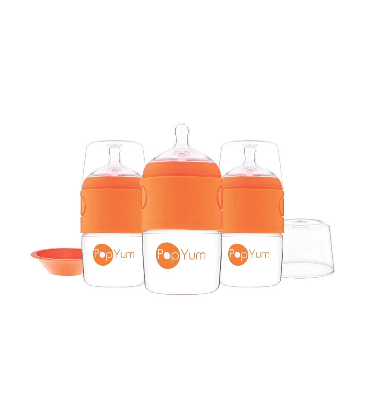 Anti-Colic Formula Making Bottle, 3-pack, 5 oz, Orange