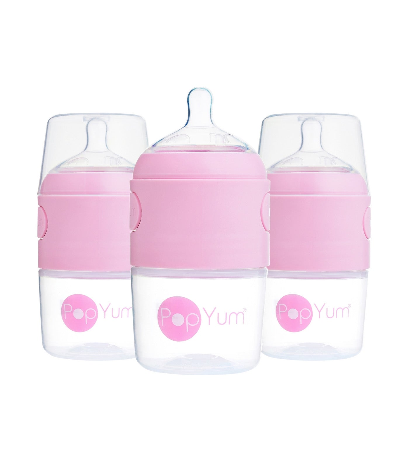 Anti-Colic Formula Making Bottle, 3-pack, 5 oz, Pink