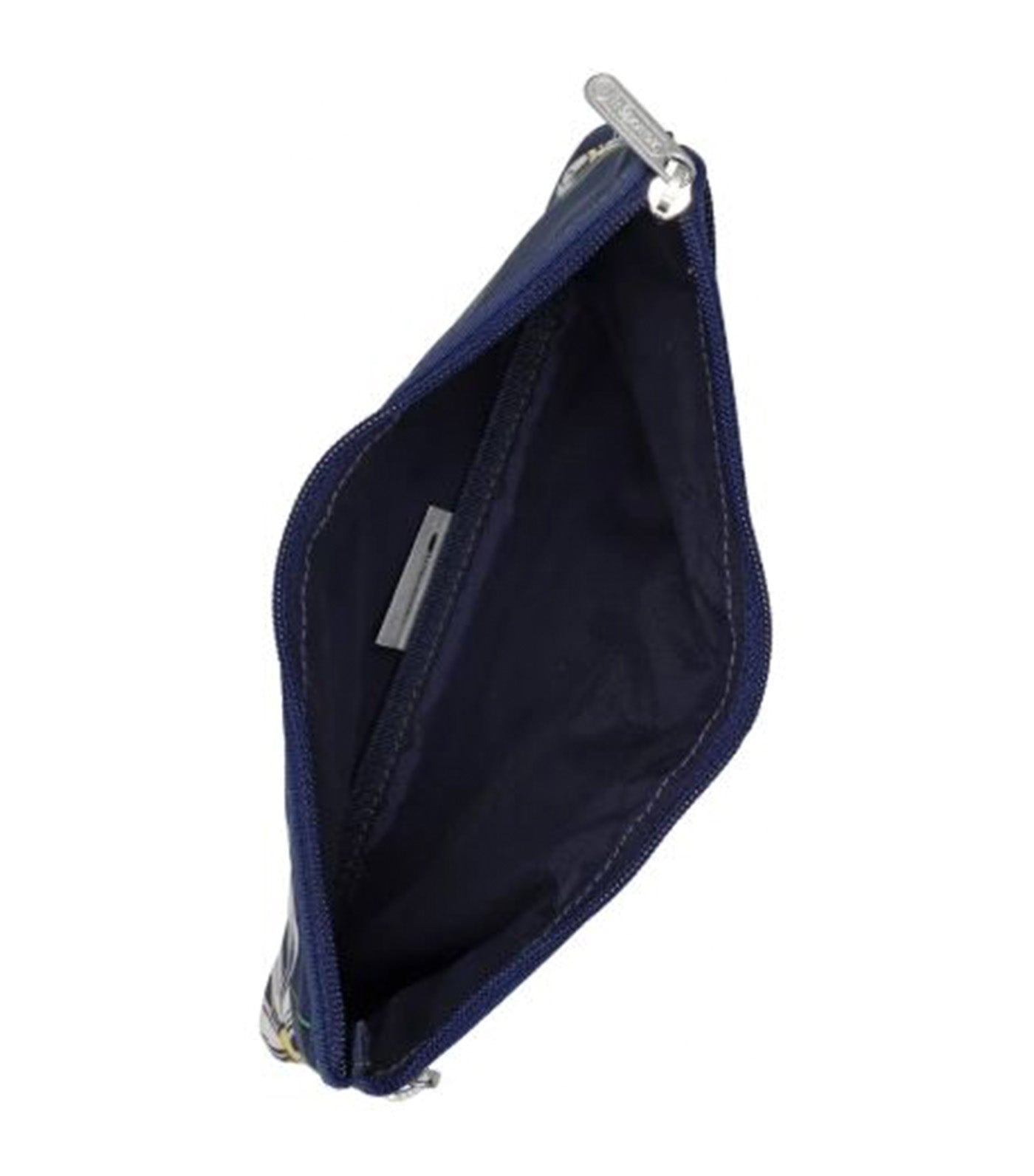 3-Zip Cosmetic Floral Blooms Navy