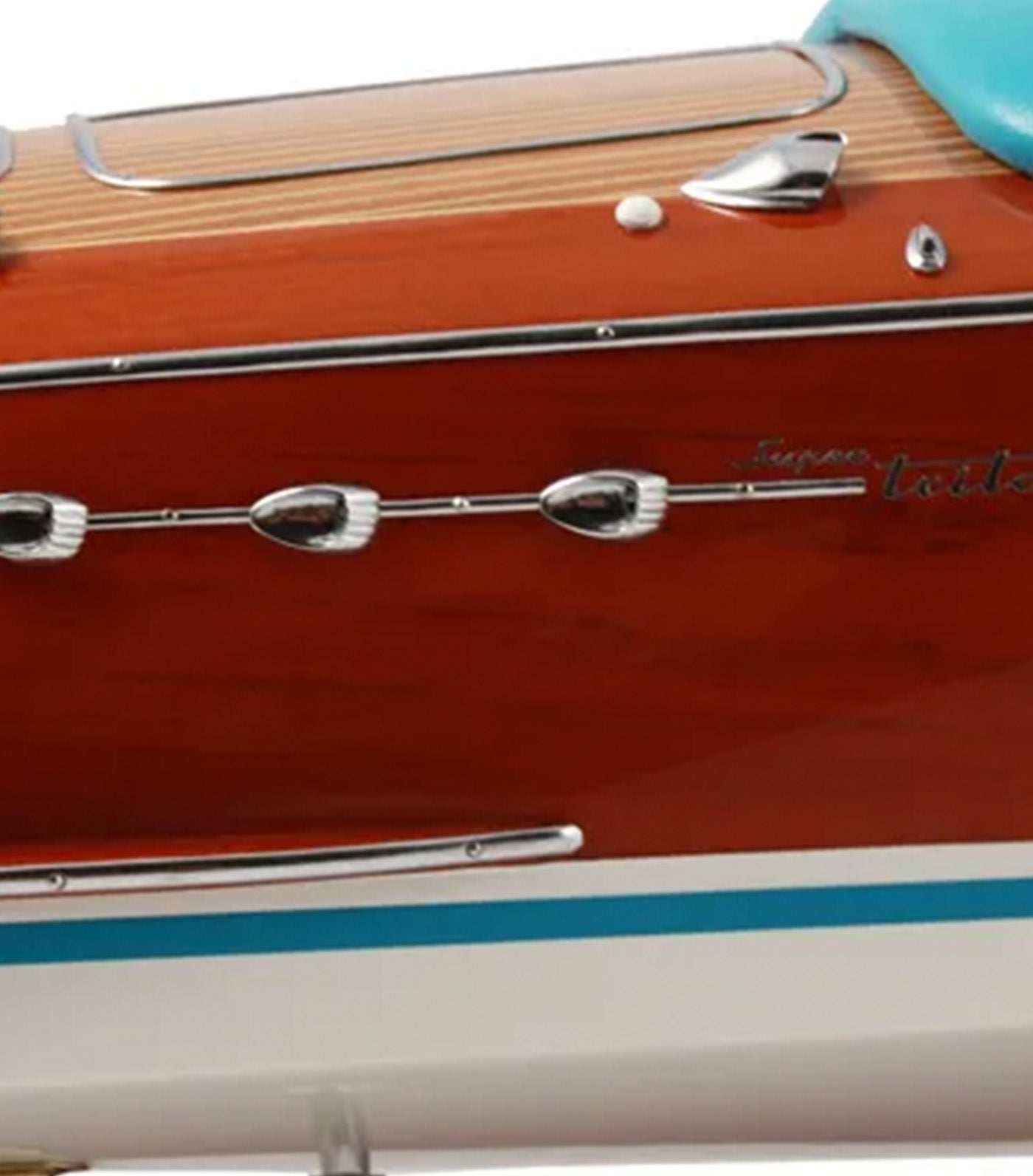 Riva Super Tritone 82cm Turquoise Blue/White