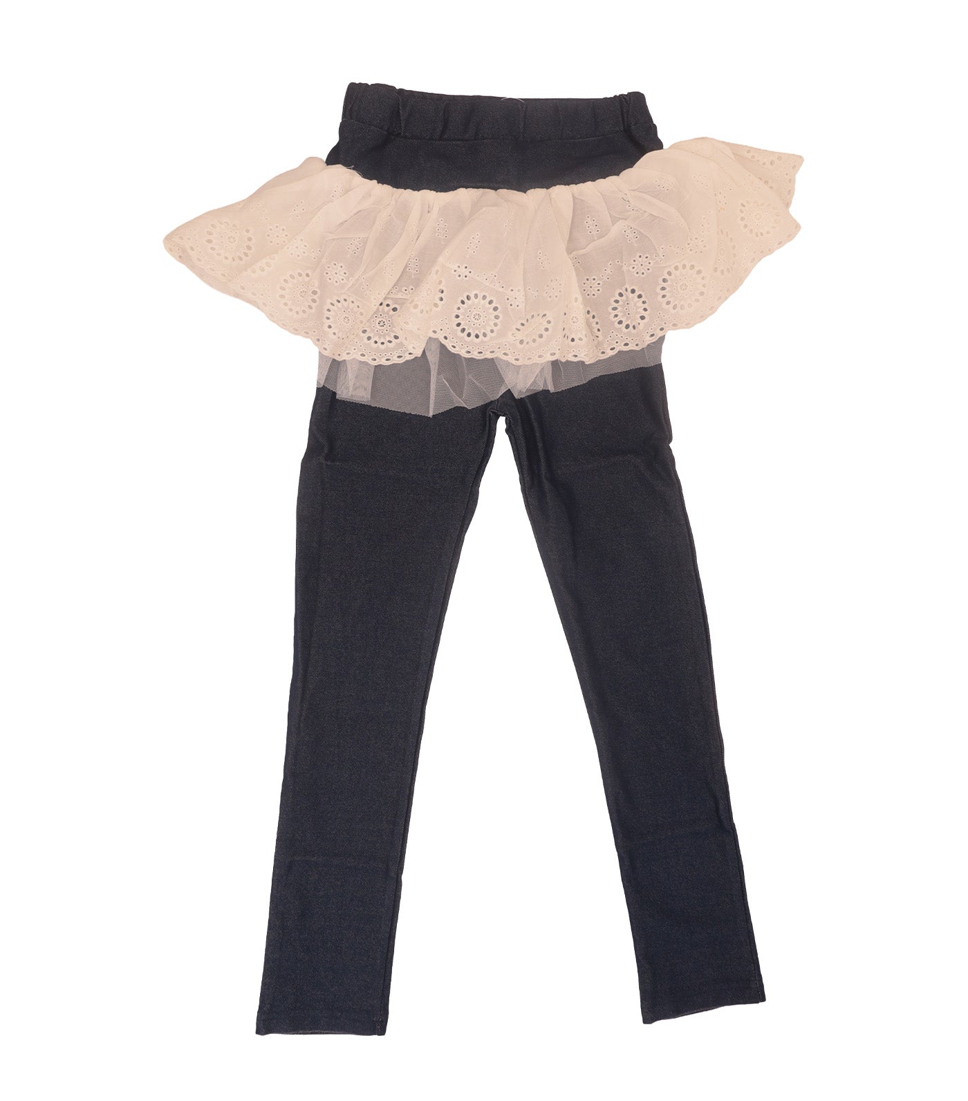 Iliana Leggings with Eyelet Navy Blue