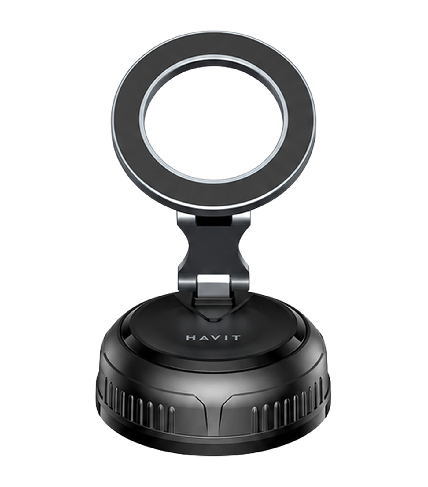 Sticky Vacuum Suction Magnetic Car Bracket Black