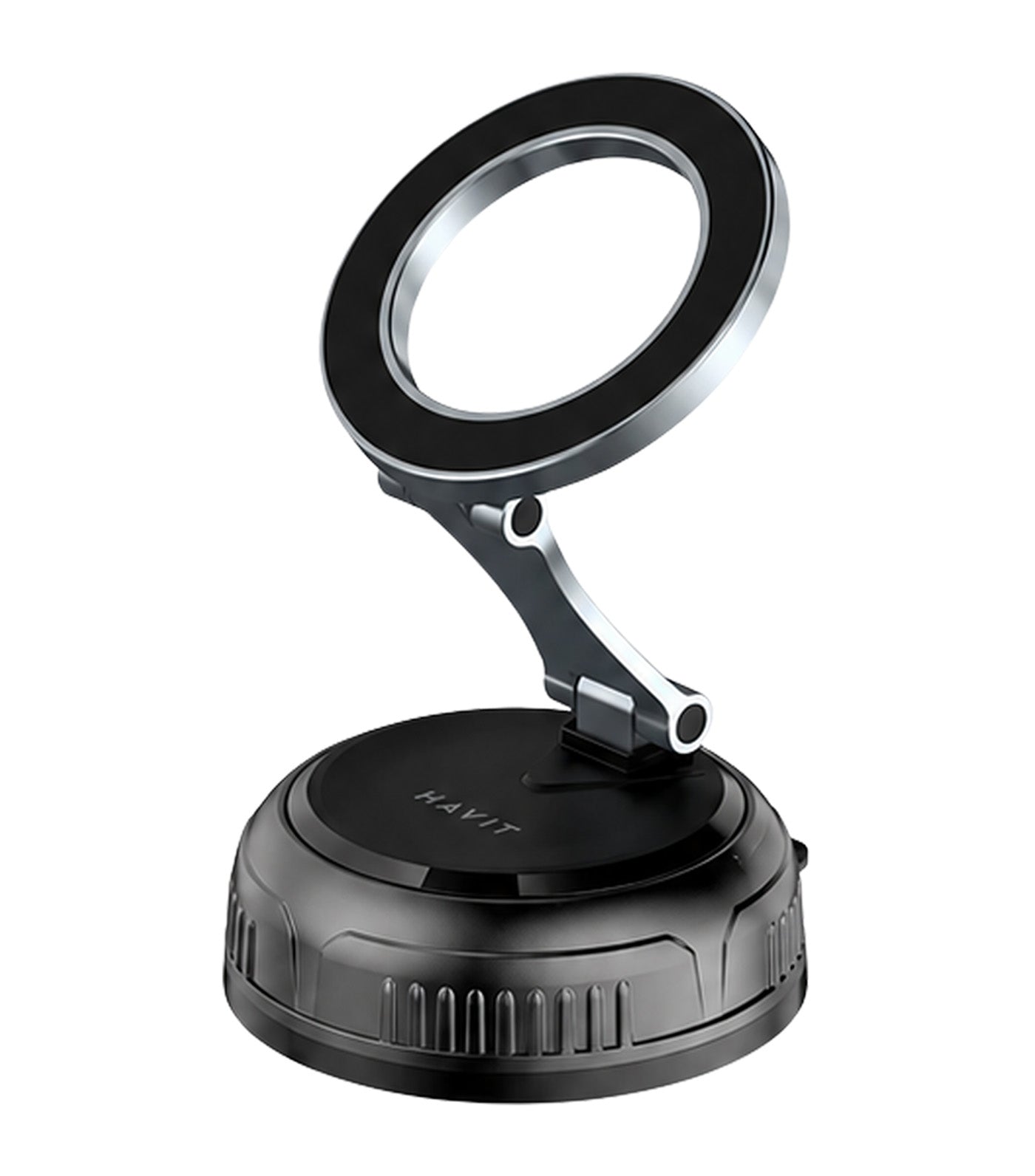 Sticky Vacuum Suction Magnetic Car Bracket Black