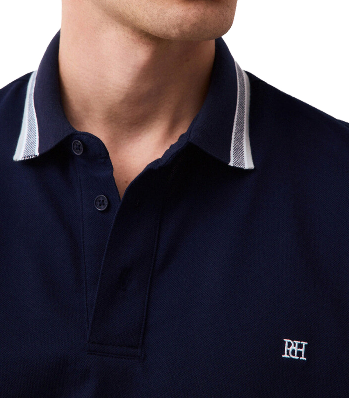 Fantasy Collar Polo Shirt Navy