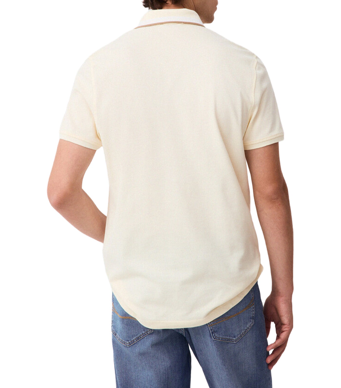 Fantasy Collar Polo Shirt Yellow