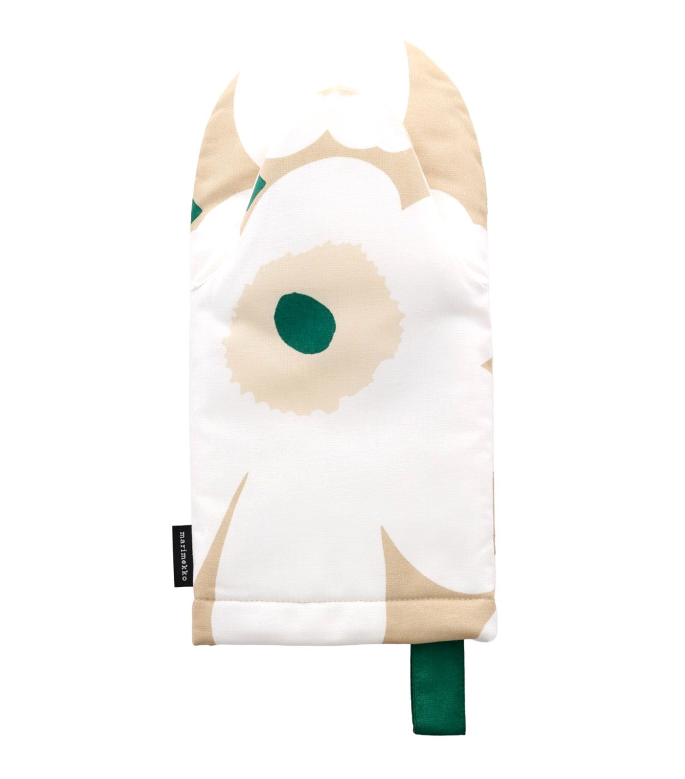 Pieni Unikko Oven Mitten Sand/White/Hay/Emerald