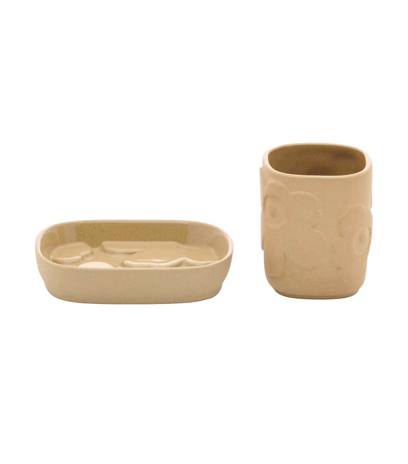 Unikko Bathroom Set Sandstone