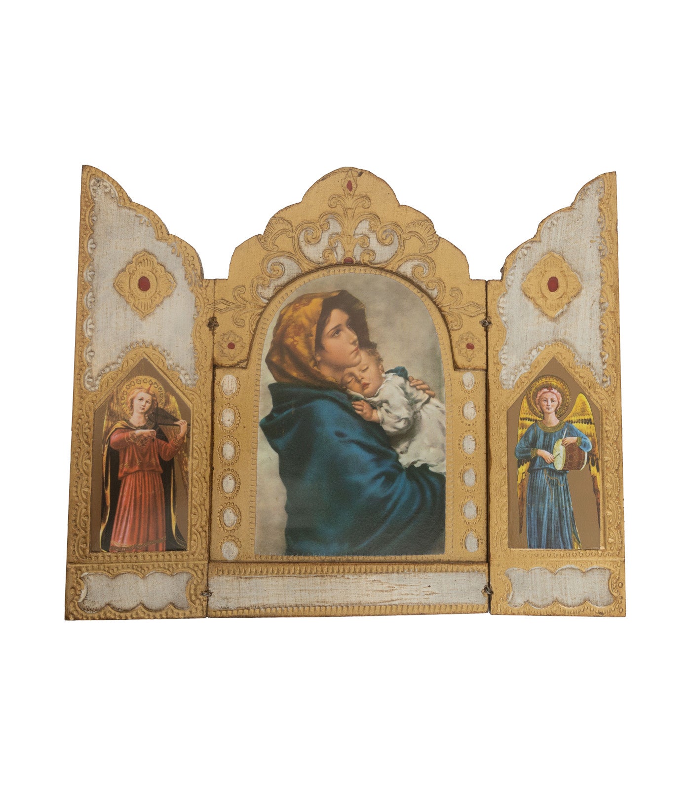 Triptic Religioso Oro