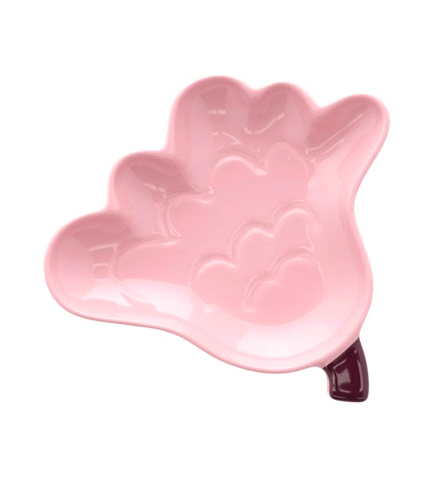 Oiva / Kukasta Kukkaan Collection Plate 15CM Pink/Petrol