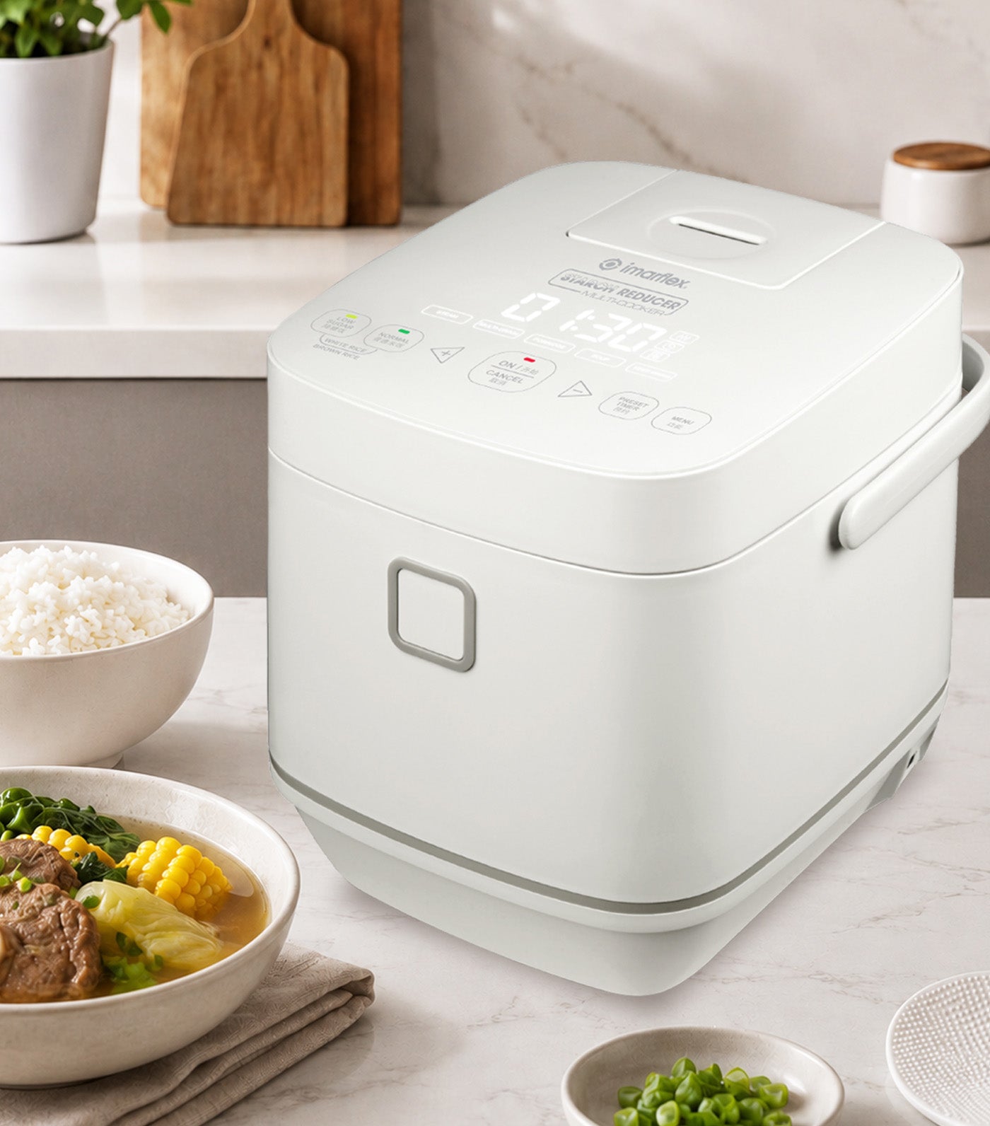 Starch Reducer Multi-Cooker IRM-247GTS White
