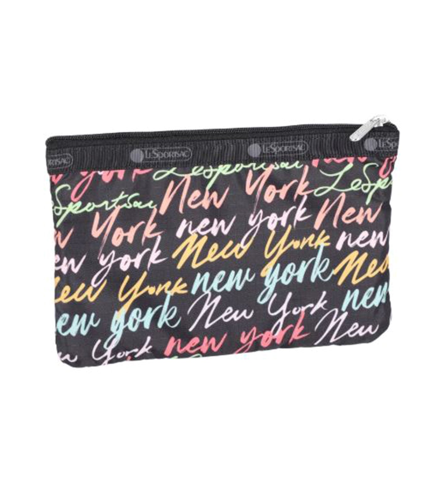 3-Zip Cosmetic NYC Script Black
