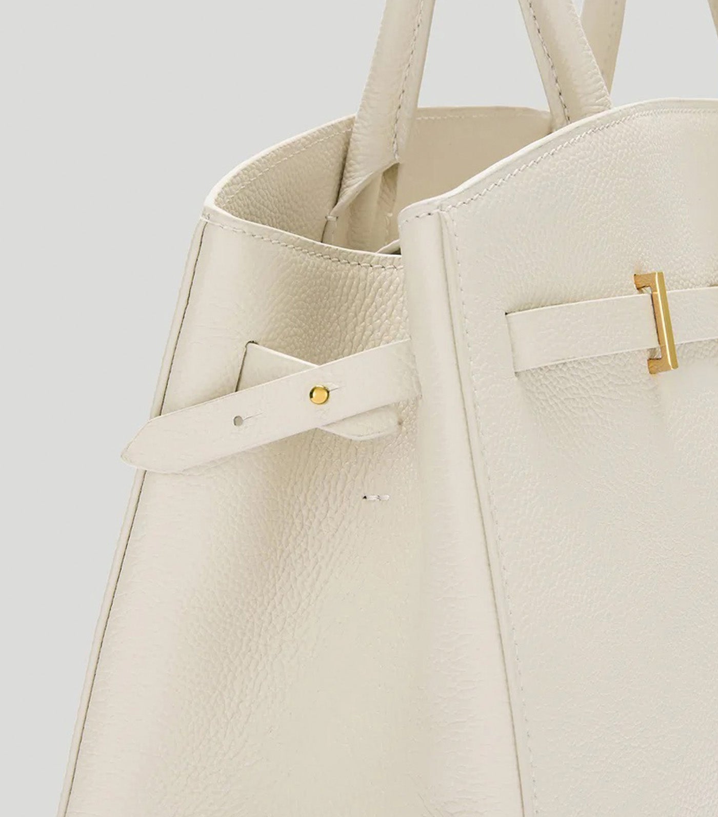 Midi Hudson Handbag Chalk