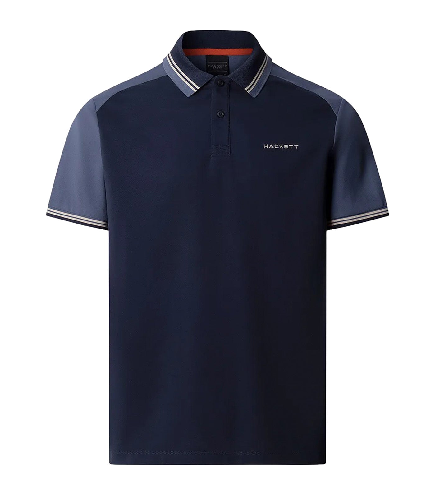 Polo Color Block Short Sleeve Classic Fit Navy