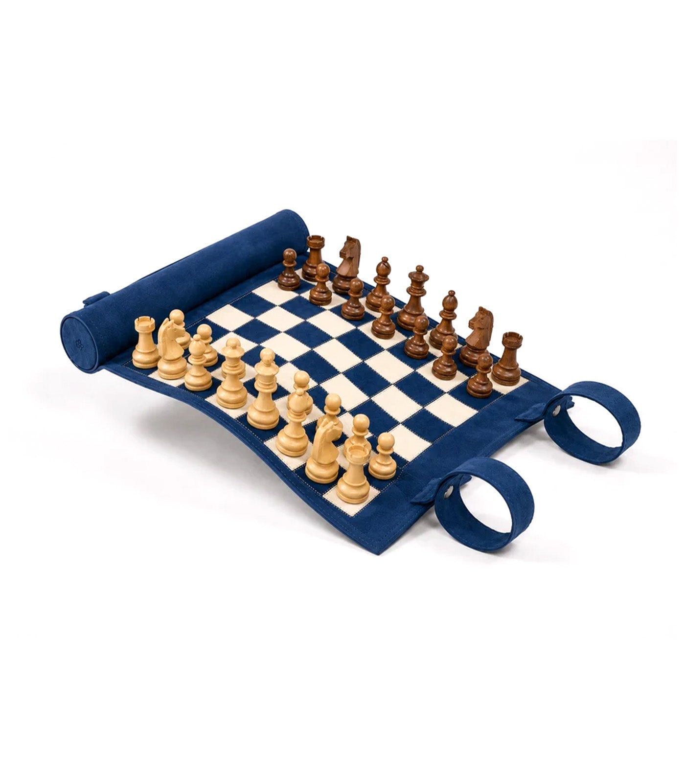 Roll-Up Magnetic Chess Ocean Blue
