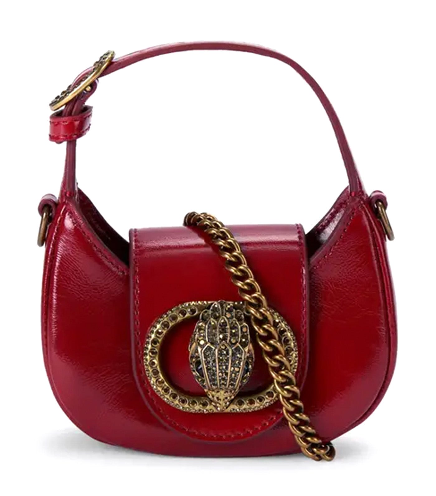 Micro Chelsea Hobo Bag Red
