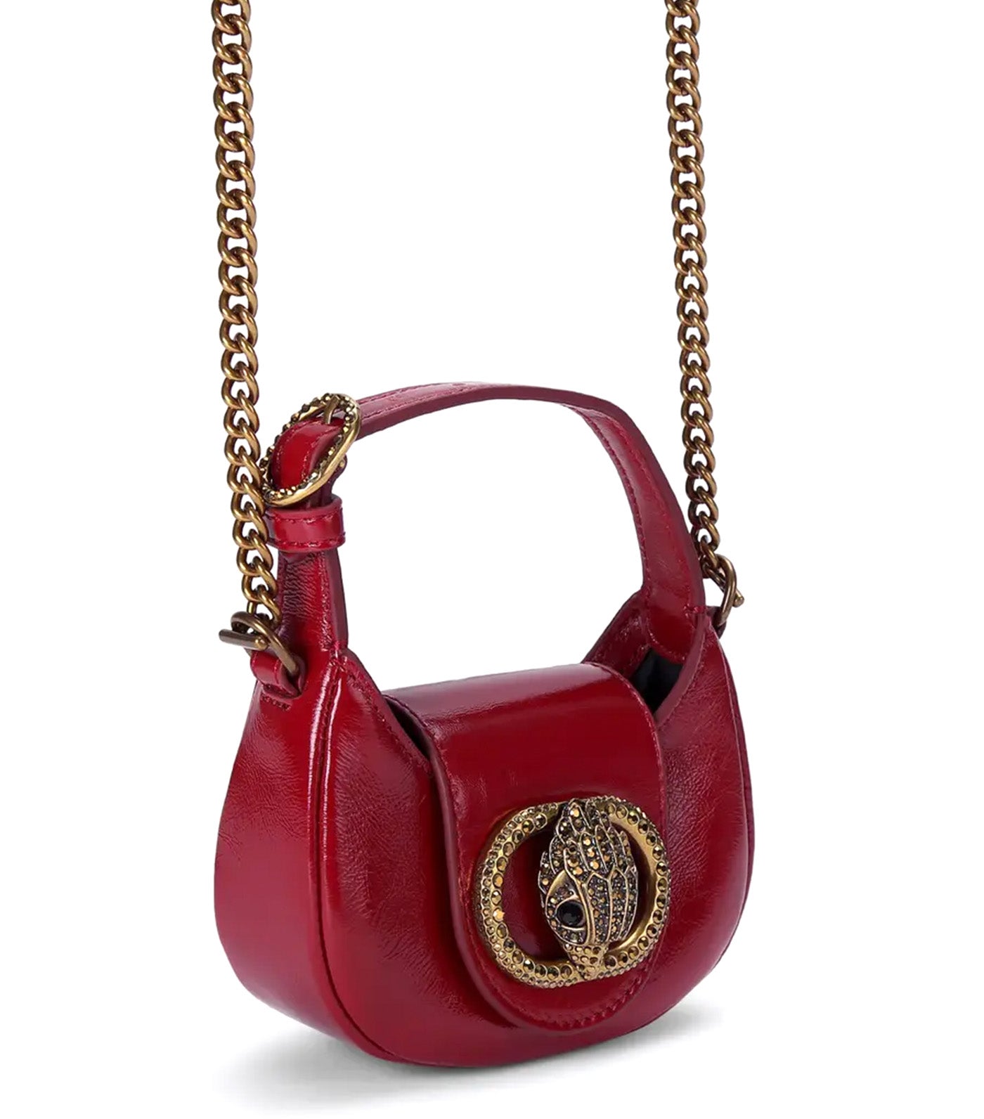 Micro Chelsea Hobo Bag Red