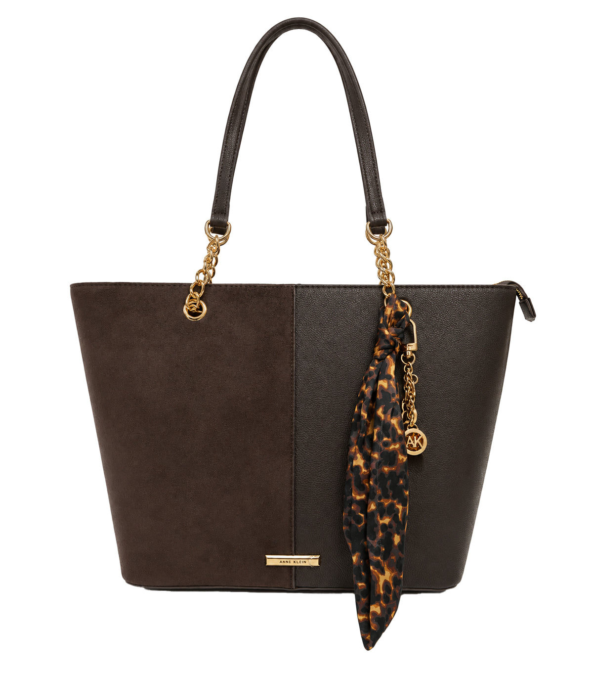 Chain Tote Brown