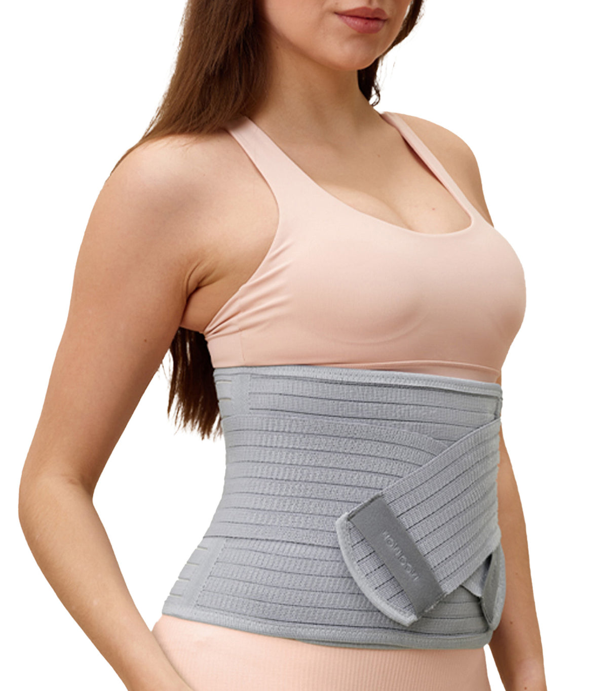 Bamboo Postpartum Belly Band Gray