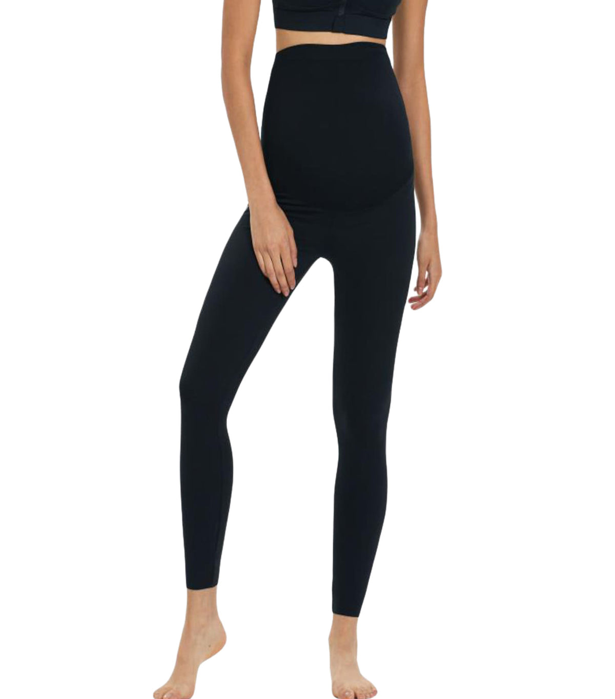Ulti Comfort Belly Cover Maternity Long Leggings Black