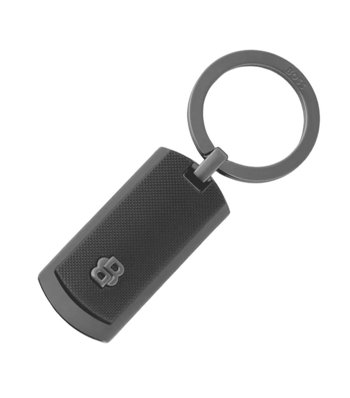 Key Ring Double B Diamond Black
