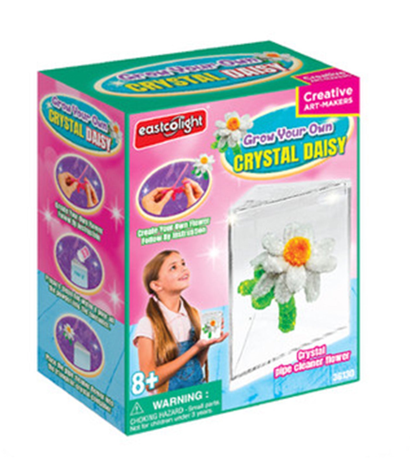 Grow Your Own Crystal Pipe Cleaner Flower