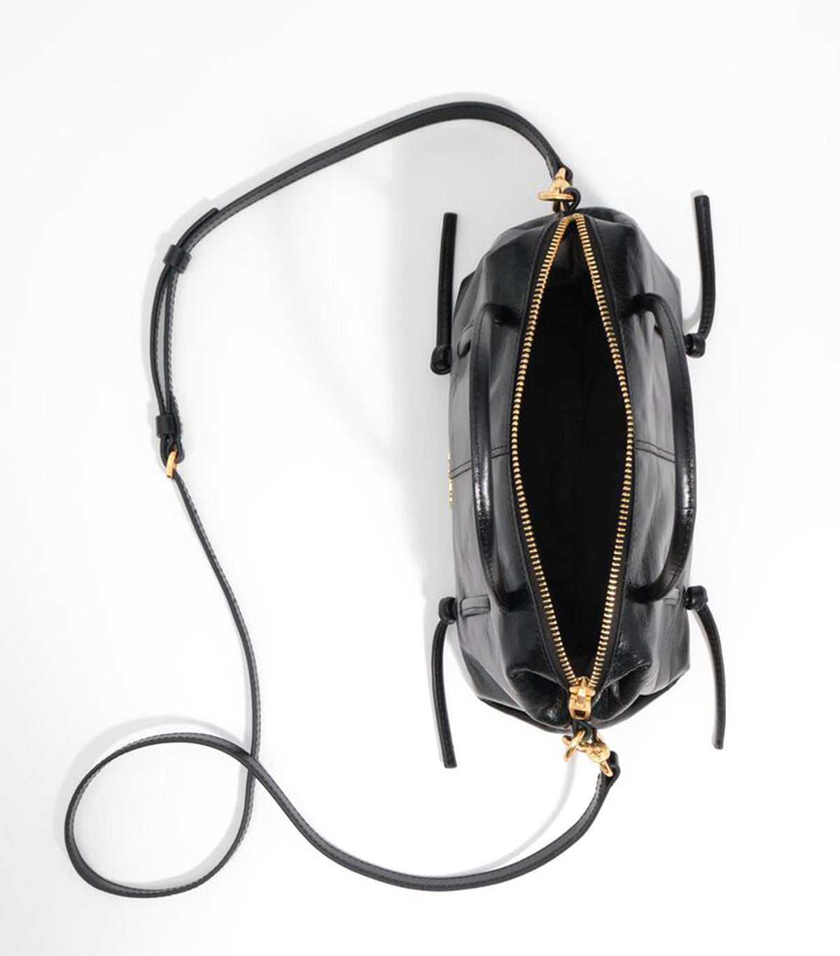 Mini Leather Lolita Bag Black