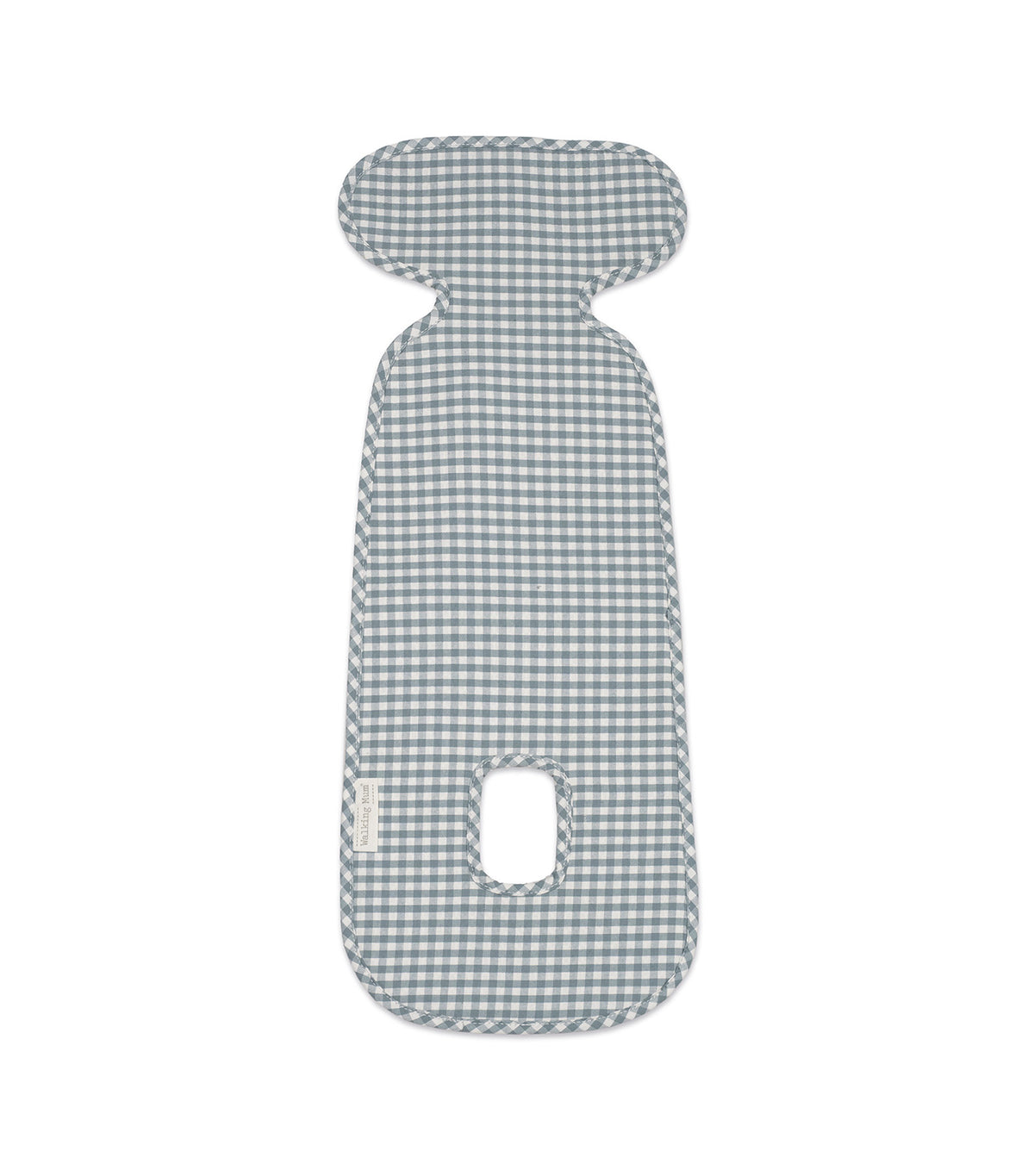 Auto Car Seat Liner Praliné Gingham Matcha