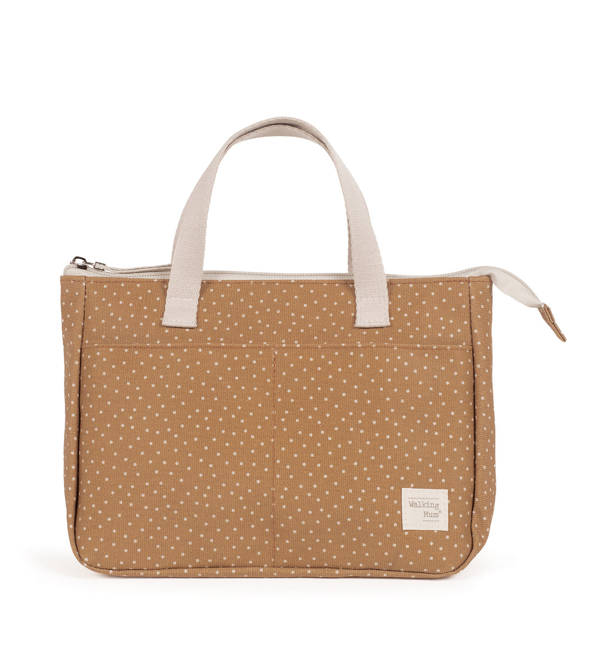 Toiletry Bag Polka Dot Poppy Cinnamon