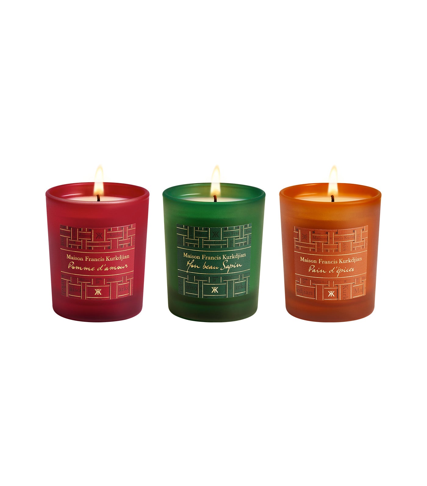 Trio of Scented Candles