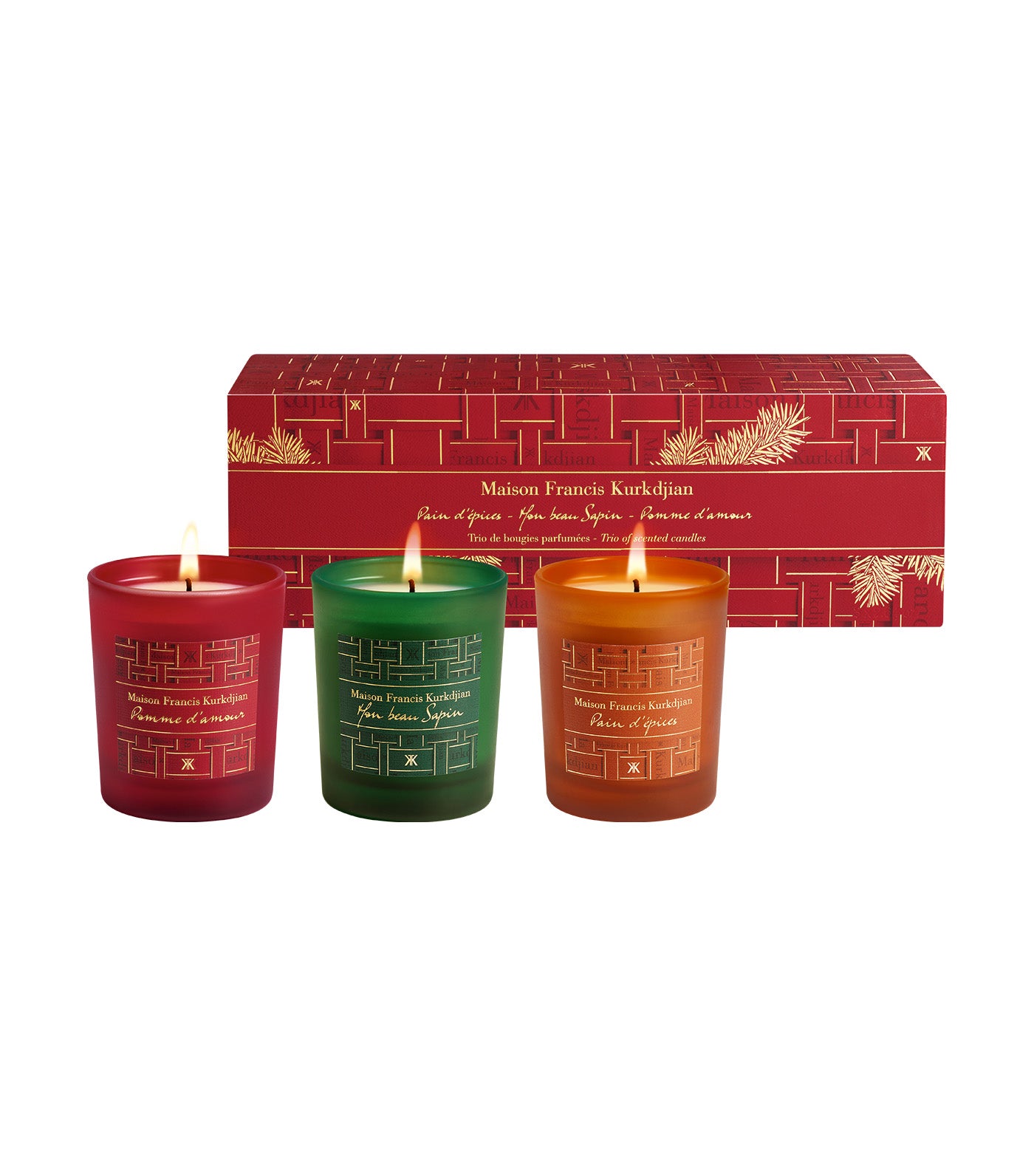 Trio of Scented Candles