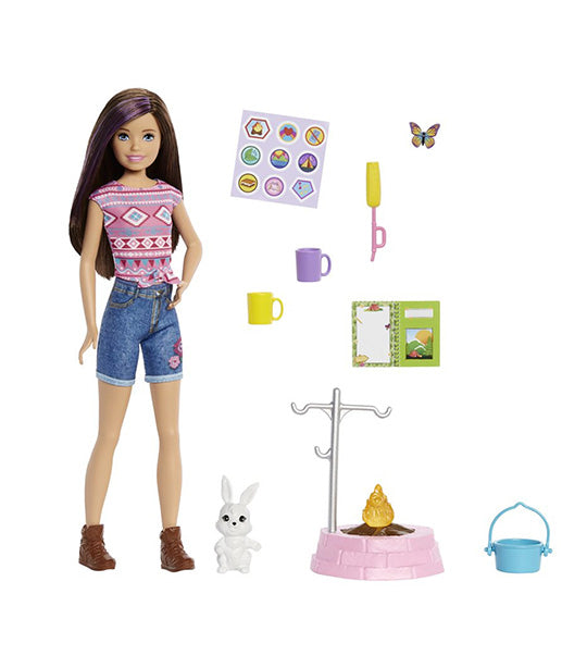 Barbie® Skipper Doll & Accessories Camping-Themed Set
