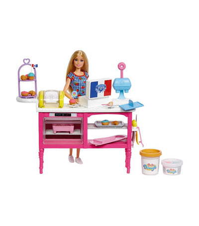 Barbie Doll and Accessories, Malibu Doll and 18 Pastry-Making Pieces, It Takes Two Café