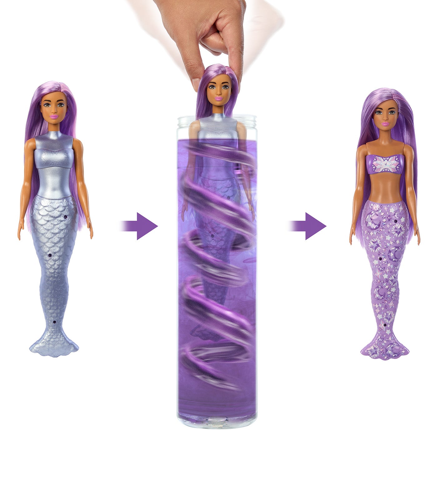 Color Reveal Doll™ - Mermaid Treasures