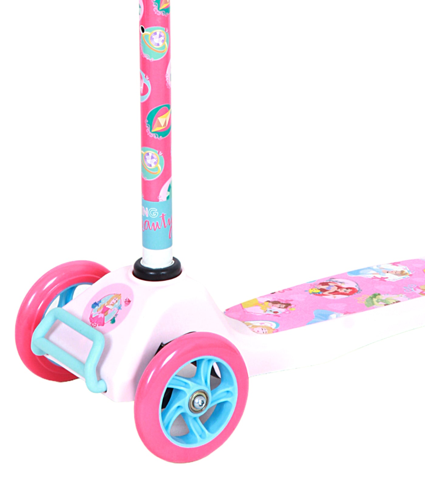 Princess Adjustable Twist Scooter Pink and Blue