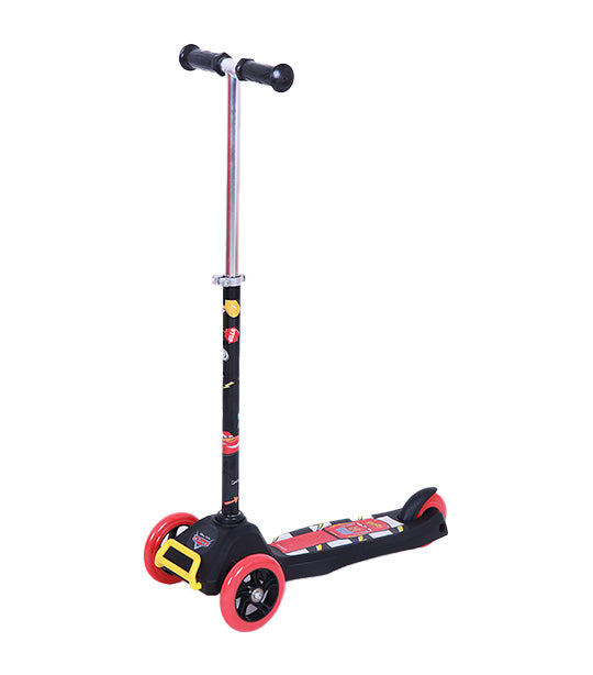 Cars Adjustable Twist Scooter Red and Black