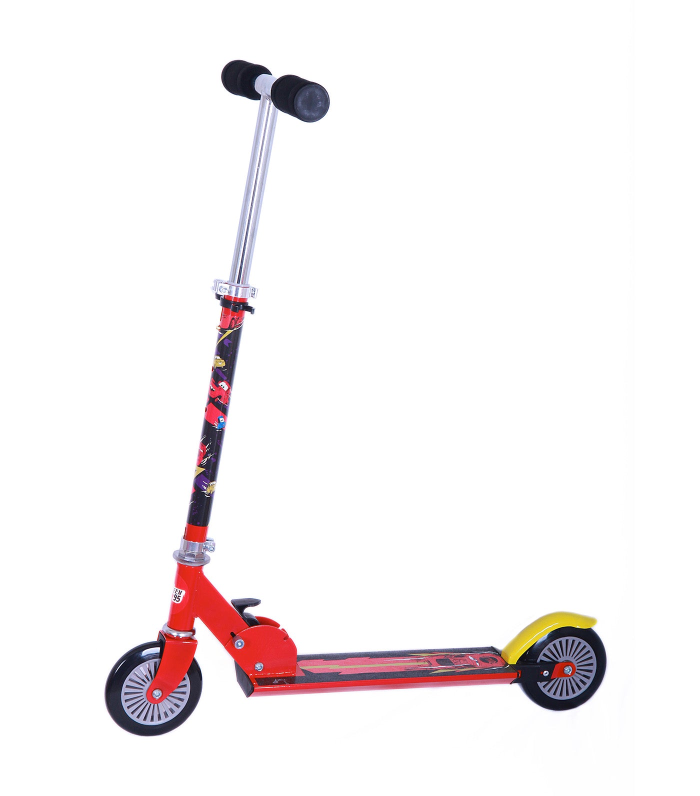 Cars In-Line Scooter Red
